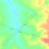 Xingu topographic map, elevation, terrain
