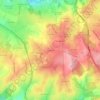 Puy Méry topographic map, elevation, terrain