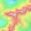 Aiguille du Belvédère topographic map, elevation, terrain