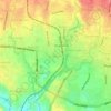 Bantarsoka topographic map, elevation, terrain
