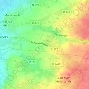 Village aux Gras topographic map, elevation, terrain