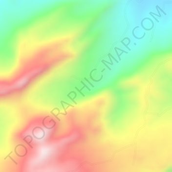 El Pital topographic map, elevation, terrain