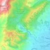 Puti topographic map, elevation, terrain