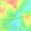 Seminary Springs topographic map, elevation, terrain