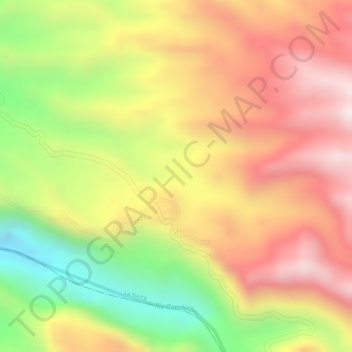 Los Robles topographic map, elevation, terrain