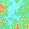 Modong-myeon topographic map, elevation, terrain