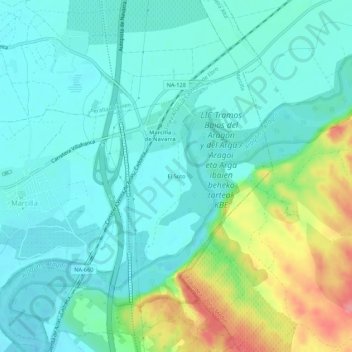 El Soto topographic map, elevation, terrain