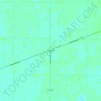 Goodwill topographic map, elevation, terrain