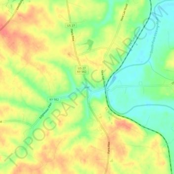Lair topographic map, elevation, terrain