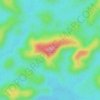 Montagne Cariacou topographic map, elevation, terrain