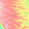 Durian topographic map, elevation, terrain