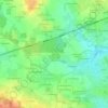 La Guère topographic map, elevation, terrain