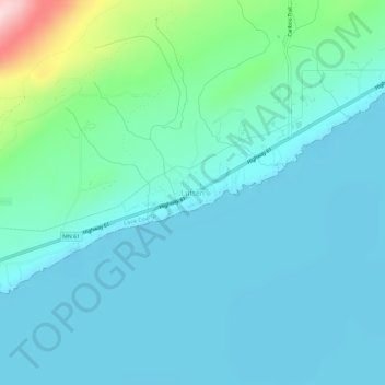 Lutsen topographic map, elevation, terrain