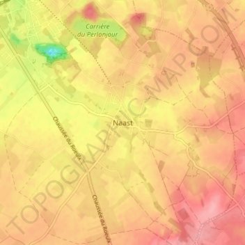Naast topographic map, elevation, terrain