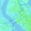Gadsden Green Homes topographic map, elevation, terrain