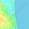 Bettystown topographic map, elevation, terrain