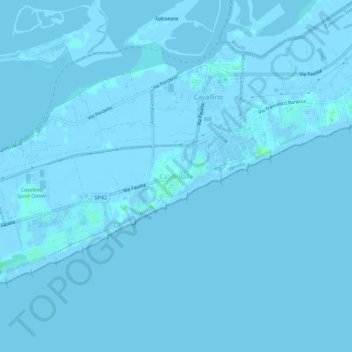 Ca' di Valle topographic map, elevation, terrain