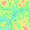 Dongchang topographic map, elevation, terrain