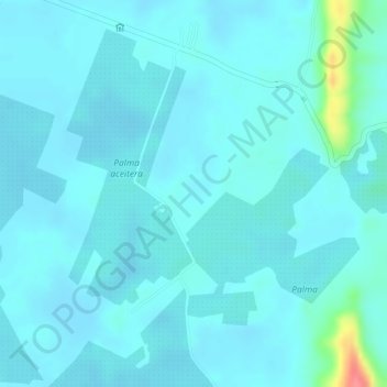 La Costancia topographic map, elevation, terrain