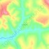 São Bernardo topographic map, elevation, terrain