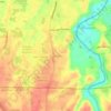 Suradita topographic map, elevation, terrain