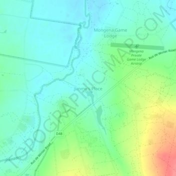 Jimmy's Place topographic map, elevation, terrain