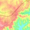 Edwardsville topographic map, elevation, terrain