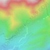 Cachoeira da Escada topographic map, elevation, terrain