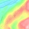 Bradley Hill topographic map, elevation, terrain