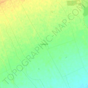 Huntingdon topographic map, elevation, terrain
