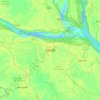 Rajbari topographic map, elevation, terrain