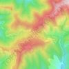 Col de Turini topographic map, elevation, terrain