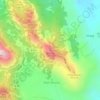 Jezerski topographic map, elevation, terrain