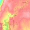 DeSoto Falls topographic map, elevation, terrain