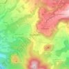 Gourbeyre topographic map, elevation, terrain