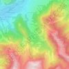 Le Leutaz topographic map, elevation, terrain