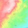 Sendim topographic map, elevation, terrain