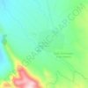San Antonio Tenextepec topographic map, elevation, terrain