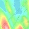 West Poland topographic map, elevation, terrain