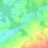 La Rue Aubret topographic map, elevation, terrain