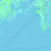 Cat Island topographic map, elevation, terrain
