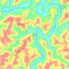 Confluence topographic map, elevation, terrain