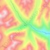 Casca topographic map, elevation, terrain