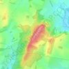 Kinver Edge topographic map, elevation, terrain