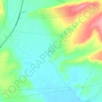 Karaca topographic map, elevation, terrain