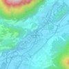 Corna topographic map, elevation, terrain