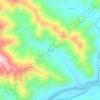 Khounkham topographic map, elevation, terrain