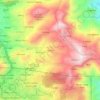 Gulon topographic map, elevation, terrain