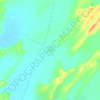 Harbha topographic map, elevation, terrain