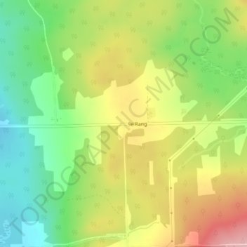 Perryboro topographic map, elevation, terrain